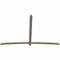 Ekena Millwork Bellingham Rough Sawn Timber Gable Bracket, Douglas Fir, 108"W x 72"H x 2"D x 4"F, 16/12 Pitch GBW108X72X0204BEL00RDF - alternate 3